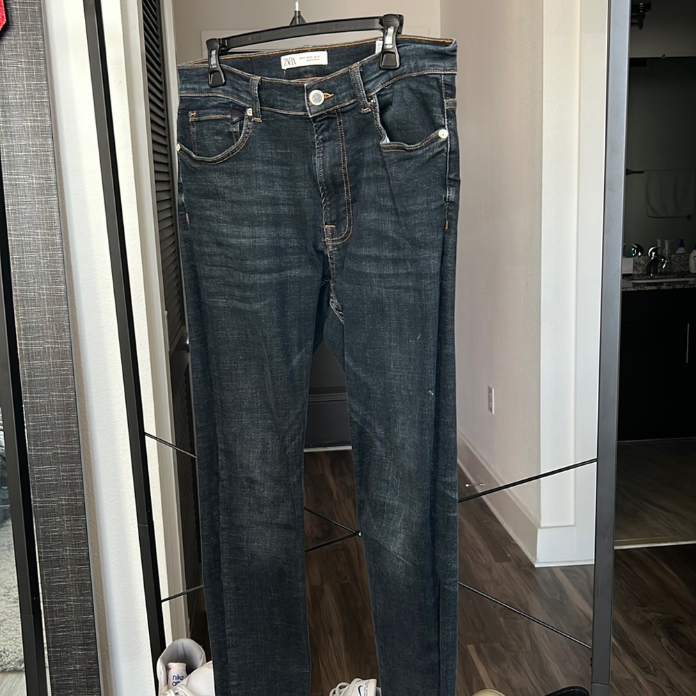 Zara Dark Blue Skinny Jeans